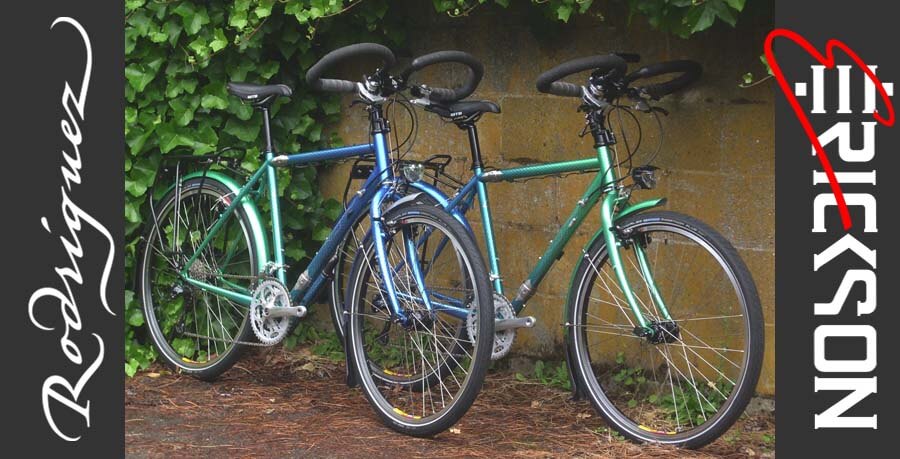 His and Her pair of Rohloff Touring Bicycles
